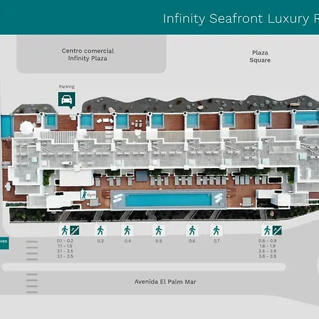 Infinity 1-6 Luxe Sea View 2b * פאלם-מאר
